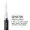 GYXTW 2 4 câble optique de fibre de 6 noyaux avec la structure centrale de tube